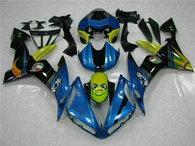 Kit Carenagem Moto Yamaha R1 2004-2006 - Azul