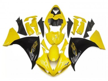Kit Carenagem Moto Yamaha R1 2009-2011 - Amarelo Preto