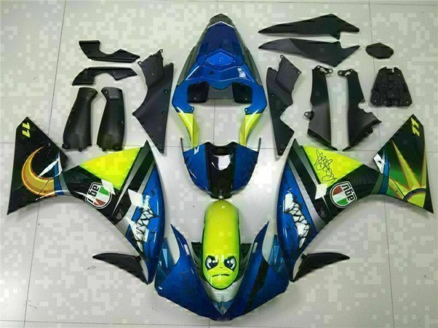 Kit Carenagem Moto Yamaha R1 2009-2011 - Azul