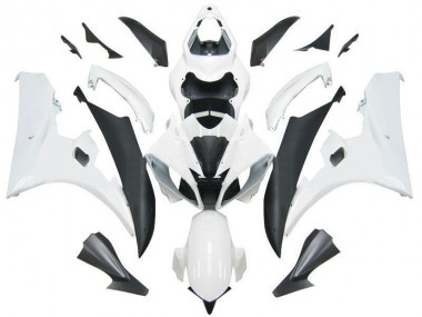 Kit Carenagem Moto Yamaha R6 2006-2007 - Branco Preto