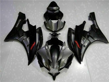 Kit Carenagem Moto Yamaha R6 2006-2007 - Cinzento Preto