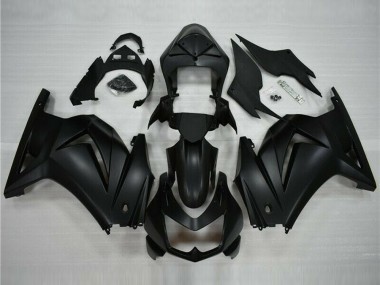 Kit Completo Carenagem Moto Kawasaki EX250 2008-2012 - Preto Fosco