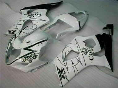 Kit Completo Carenagem Moto Suzuki GSXR 1000 K3 2003-2004 - Branco