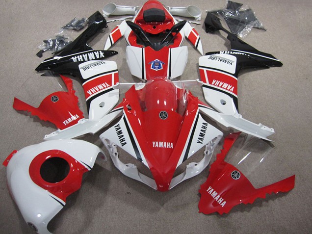 Kit Completo Carenagem Moto Yamaha R1 2007-2008 - Vermelho Branco Kit Completo Carenagem Moto Yamaha R1 2007-2008 - Vermelho Branco