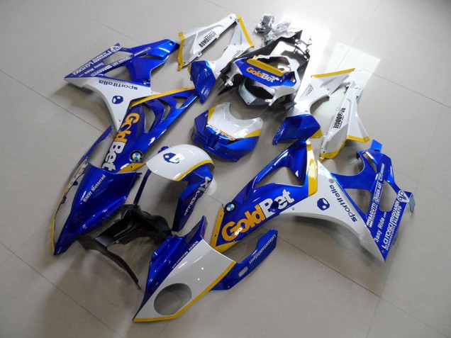 Kits Carenagem Moto BMW S1000RR 2009-2014 - Azul Branco GoldBet Kits Carenagem Moto BMW S1000RR 2009-2014 - Azul Branco GoldBet