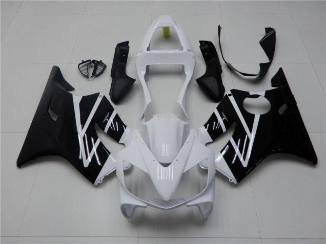Kits Carenagem Moto Honda CBR 600 F4i 2001-2003 - Branco Preto