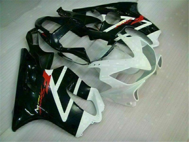 Kits Carenagem Moto Honda CBR 600 F4i 2001-2003 - Branco Preto