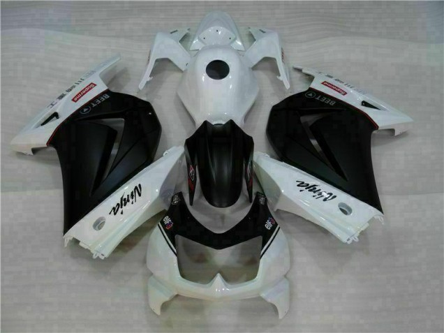Kits Carenagem Moto Kawasaki EX250 2008-2012 - Branco Preto Ninja Kits Carenagem Moto Kawasaki EX250 2008-2012 - Branco Preto Ninja