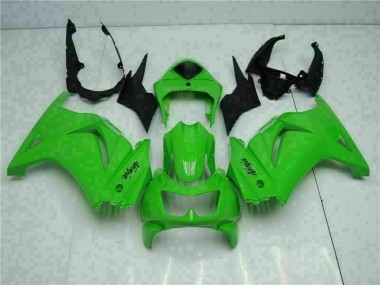 Kits Carenagem Moto Kawasaki EX250 2008-2012 - Verde Preto Ninja