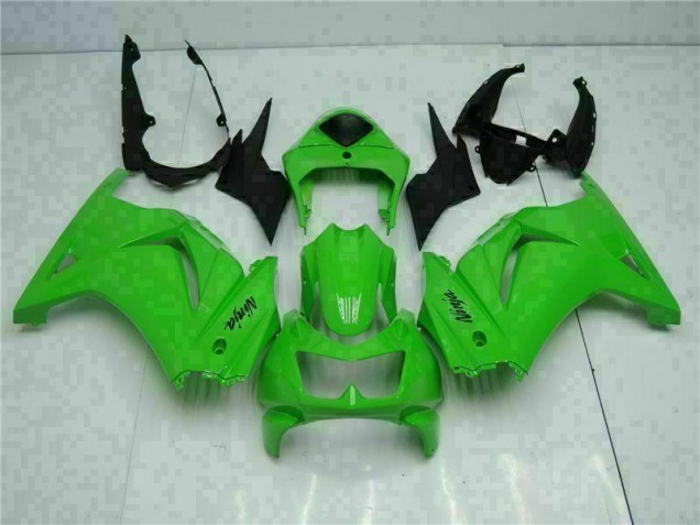 Kits Carenagem Moto Kawasaki EX250 2008-2012 - Verde Preto Ninja