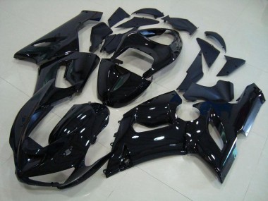 Kits Carenagem Moto Kawasaki ZX6R 2005-2006 - Preto Brilhante
