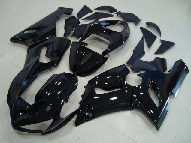 Kits Carenagem Moto Kawasaki ZX6R 2005-2006 - Preto Brilhante Kits Carenagem Moto Kawasaki ZX6R 2005-2006 - Preto Brilhante