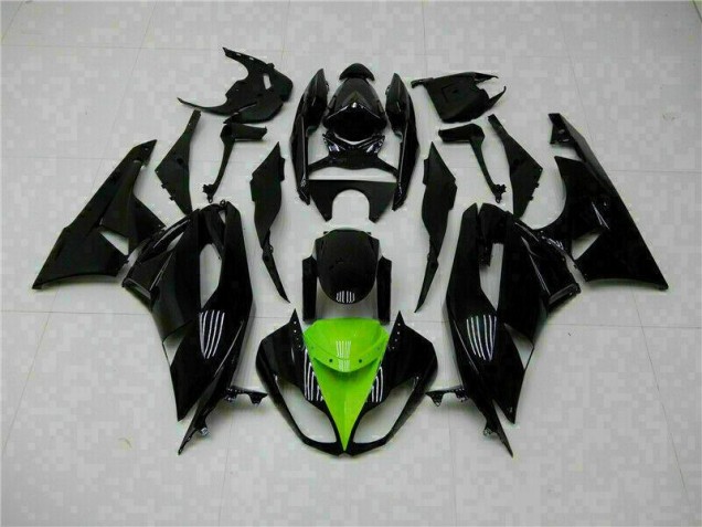 Kits Carenagem Moto Kawasaki ZX6R 2009-2012 - Preto Verde Kits Carenagem Moto Kawasaki ZX6R 2009-2012 - Preto Verde
