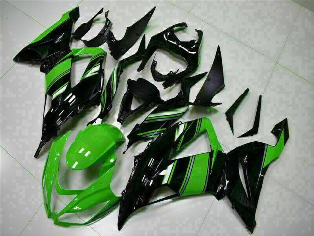 Kits Carenagem Moto Kawasaki ZX6R 2019-2023 - Preto Verde