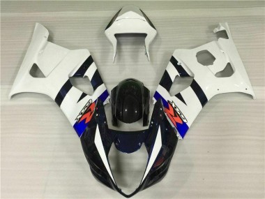 Kits Carenagem Moto Suzuki GSXR 1000 K3 2003-2004 - Branco Preto