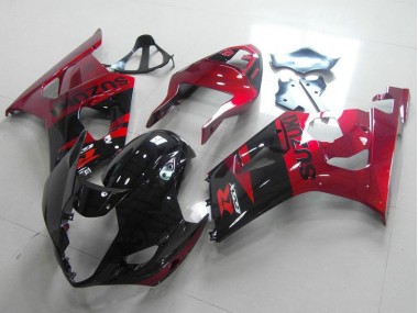 Kits Carenagem Moto Suzuki GSXR 1000 K3 2003-2004 - Preto Vermelho