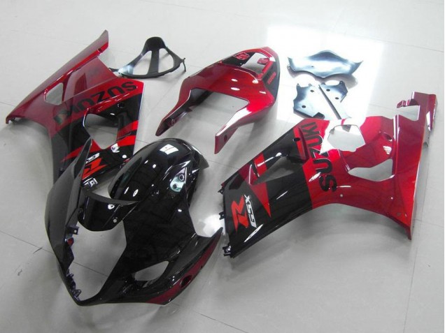 Kits Carenagem Moto Suzuki GSXR 1000 K3 2003-2004 - Preto Vermelho