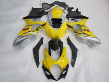 Kits Carenagem Moto Suzuki GSXR 1000 K7 2007-2008 - Amarelo Preto