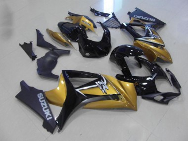 Kits Carenagem Moto Suzuki GSXR 1000 K7 2007-2008 - Ouro Preto