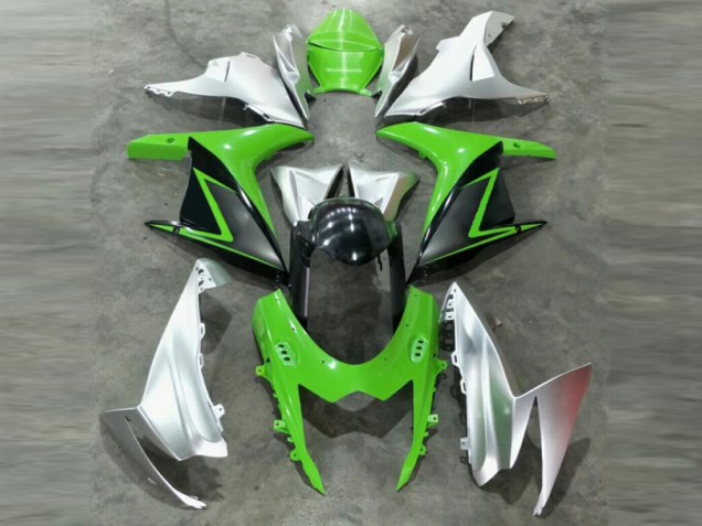 Kits Carenagem Moto Suzuki GSXR 600 / 750 K11 2011-2021 - Verde Prata Kits Carenagem Moto Suzuki GSXR 600 / 750 K11 2011-2021 - Verde Prata