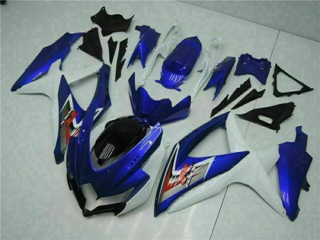 Kits Carenagem Moto Suzuki GSXR 600 / 750 K8 2008-2010 - Azul Branco Kits Carenagem Moto Suzuki GSXR 600 / 750 K8 2008-2010 - Azul Branco