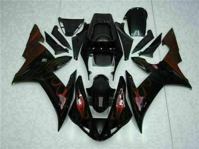 Kits Carenagem Moto Yamaha R1 2002-2003 - Preto Kits Carenagem Moto Yamaha R1 2002-2003 - Preto