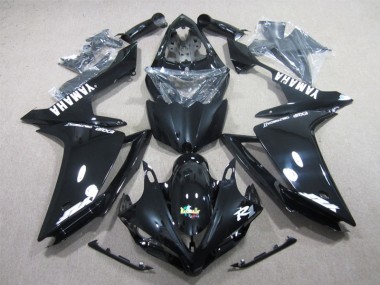 Kits Carenagem Moto Yamaha R1 2007-2008 - Preto Branco Decalque