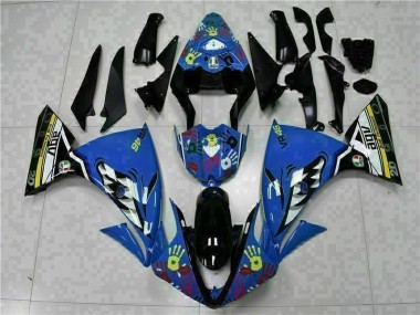 Kits Carenagem Moto Yamaha R1 2009-2011 - Azul