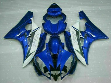 Kits Carenagem Moto Yamaha R6 2006-2007 - Azul Branco