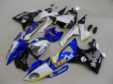 Kits Completo Carenagem Moto BMW S1000RR 2009-2014 - Azul Branco GoldBet