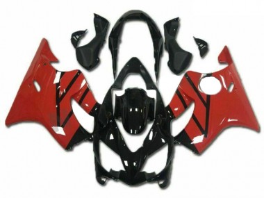 Kits Completo Carenagem Moto Honda CBR 600 F4i 2004-2007 - Vermelho Preto