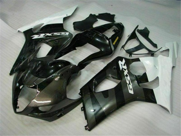 Kits Completo Carenagem Moto Suzuki GSXR 1000 K3 2003-2004 - Branco Preto Kits Completo Carenagem Moto Suzuki GSXR 1000 K3 2003-2004 - Branco Preto