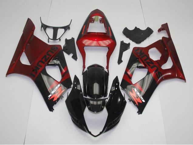 Kits Completo Carenagem Moto Suzuki GSXR 1000 K3 2003-2004 - Preto Vermelho Kits Completo Carenagem Moto Suzuki GSXR 1000 K3 2003-2004 - Preto Vermelho