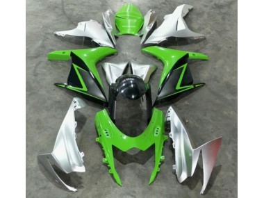 Kits Completo Carenagem Moto Suzuki GSXR 600 / 750 K11 2011-2021 - Verde Prata