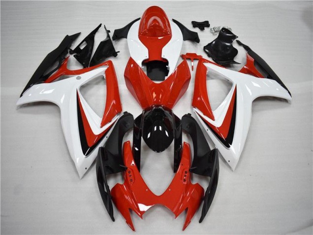 Kits Completo Carenagem Moto Suzuki GSXR 600 / 750 K6 2006-2007 - Vermelho Preto Kits Completo Carenagem Moto Suzuki GSXR 600 / 750 K6 2006-2007 - Vermelho Preto