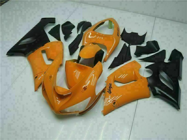 Kits Completo Carenagem Moto Kawasaki ZX6R 2007-2008 - Laranja Kits Completo Carenagem Moto Kawasaki ZX6R 2007-2008 - Laranja