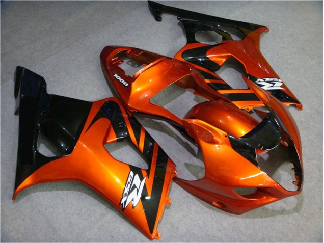 Carenagem Moto Suzuki GSXR 1000 K3 2003-2004 - Laranja Preto Carenagem Moto Suzuki GSXR 1000 K3 2003-2004 - Laranja Preto