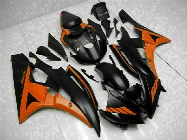 Abs Kit Carenagem & Plásticos Moto Yamaha R6 2006-2007 - Laranja Preto Abs Kit Carenagem & Plásticos Moto Yamaha R6 2006-2007 - Laranja Preto