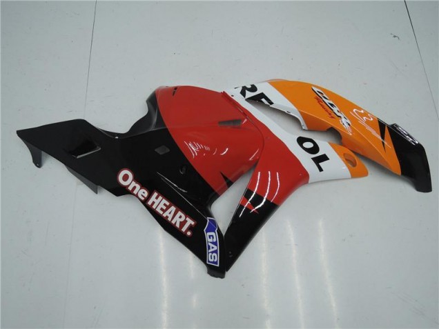 Carenagem Moto Honda CBR 600RR 2009-2012 - Laranja Vermelho Preto Repsol Carenagem Moto Honda CBR 600RR 2009-2012 - Laranja Vermelho Preto Repsol