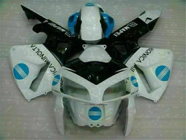 Moto Plástico Honda CBR 600RR 2005-2006 - Branco Azul