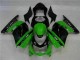 Moto Plástico Kawasaki EX250 2008-2012 - Preto Verde