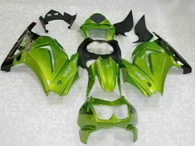 Moto Plástico Kawasaki EX250 2008-2012 - Verde Preto