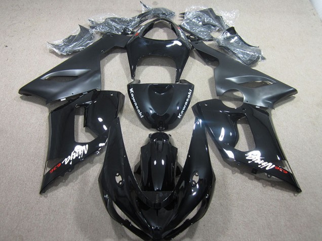 Moto Plástico Kawasaki ZX6R 2005-2006 - Preto Ninja 636