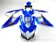 Moto Plástico Suzuki GSXR 600 / 750 K11 2011-2021 - Azul Branco Moto Plástico Suzuki GSXR 600 / 750 K11 2011-2021 - Azul Branco