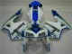 Moto Plásticos Honda CBR 600RR 2005-2006 - Branco Azul Moto Plásticos Honda CBR 600RR 2005-2006 - Branco Azul
