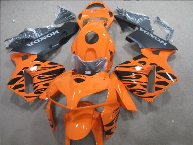 Moto Plásticos Honda CBR 600RR 2005-2006 - Laranja Preto