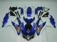 Moto Plásticos Suzuki GSXR 600 / 750 K8 2008-2010 - Azul Branco Moto Plásticos Suzuki GSXR 600 / 750 K8 2008-2010 - Azul Branco