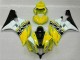 Moto Plásticos Yamaha R6 2006-2007 - Amarelo Branco Preto Moto Plásticos Yamaha R6 2006-2007 - Amarelo Branco Preto