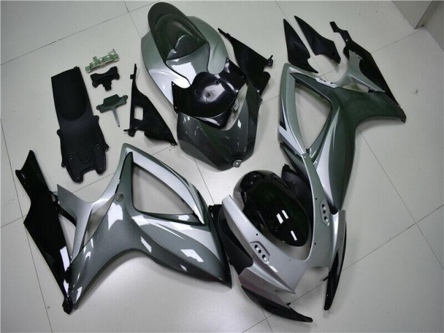 Carroçaria Moto Suzuki GSXR 600 / 750 K6 2006-2007 - Prata Cinzento Carroçaria Moto Suzuki GSXR 600 / 750 K6 2006-2007 - Prata Cinzento