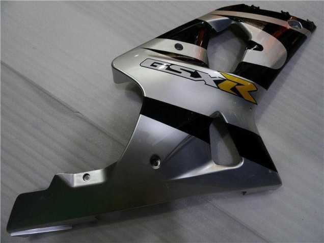 Carenagem Moto Suzuki GSXR 1000 K1 2000-2002 - Prata Preto Carenagem Moto Suzuki GSXR 1000 K1 2000-2002 - Prata Preto